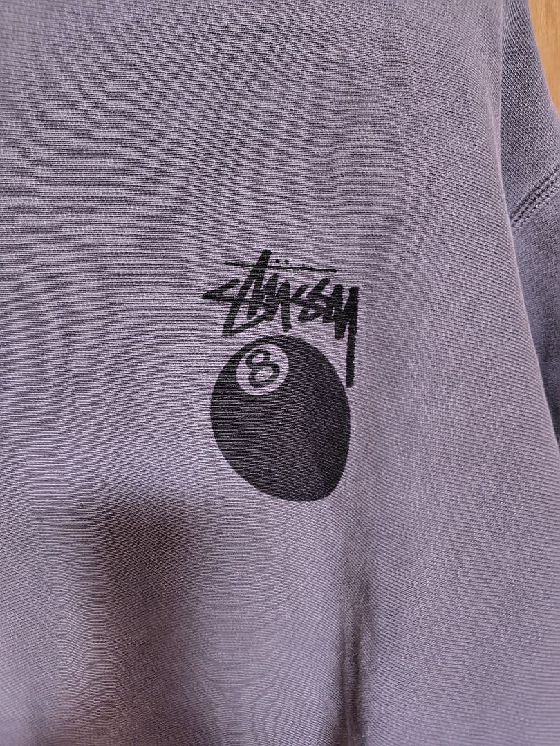 美品！Stussy 8ボールロゴ スウェット　ピグメント加工