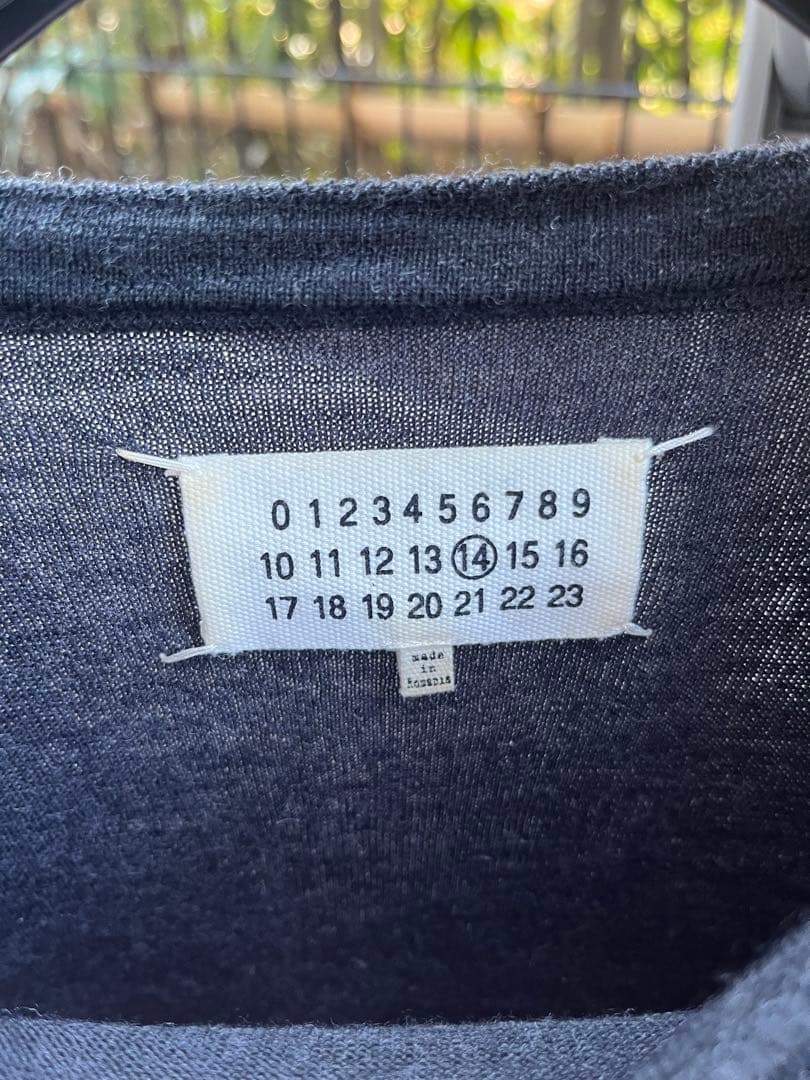 Maison Margiela｜ニット ブラック ダークグレー