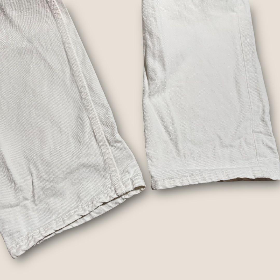 【名作】90s USA製 リーバイス501 ホワイトデニムパンツ 36 × 32