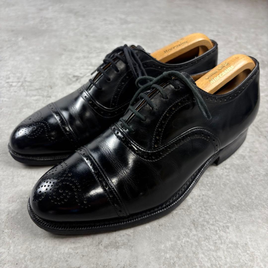 Church's チャーチ　内羽　ストレートチップ　メダリオン　レザーシューズ