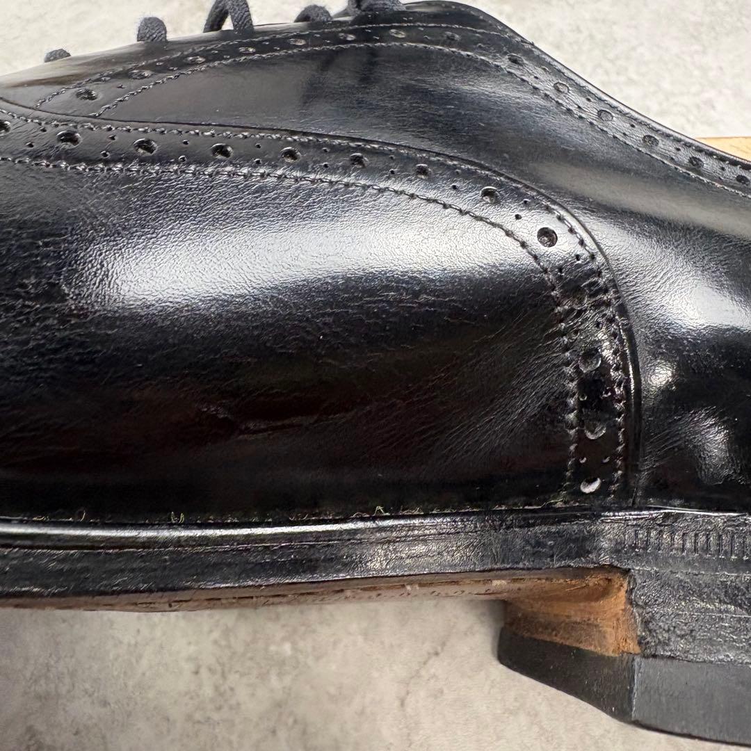 Church's チャーチ　内羽　ストレートチップ　メダリオン　レザーシューズ