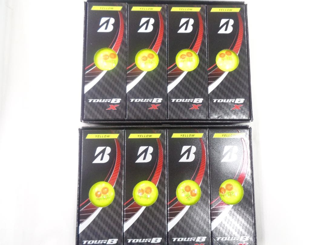 ☆新品☆ブリヂストン TOURB Xゴルフボール 24球 オリジナルプリント入り
