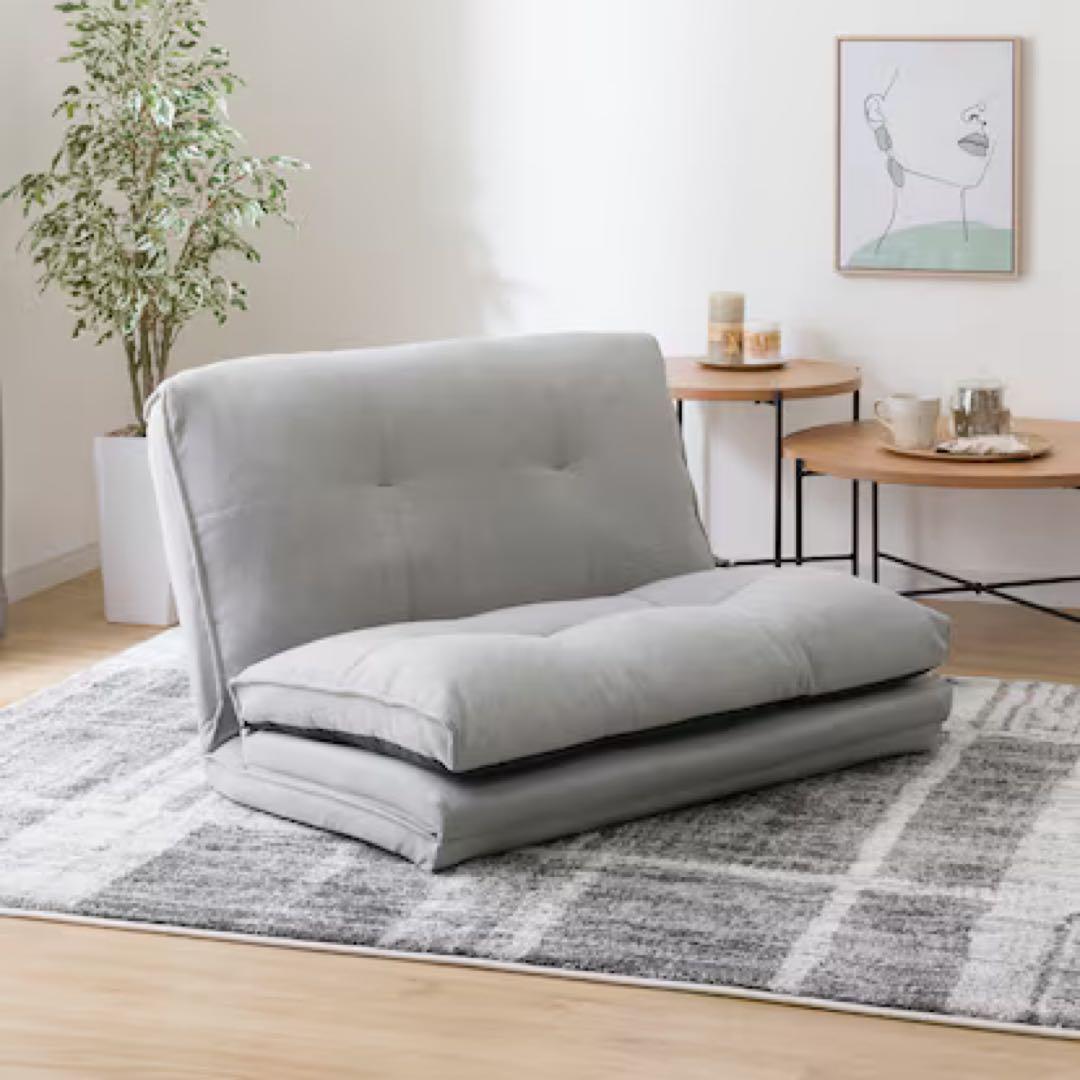 ニトリ　コンパクトソファ(CS-N02KID GY)