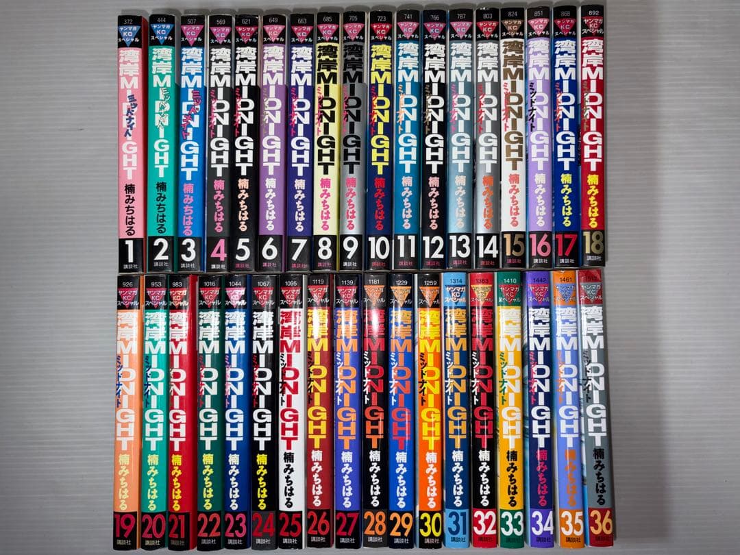 湾岸ミッドナイト　1〜36巻セット　楠みちはる　湾岸midnight セット