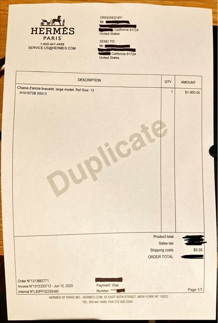 【新品】HERMES エルメス シェーヌダンクル GM13 ブレスレット