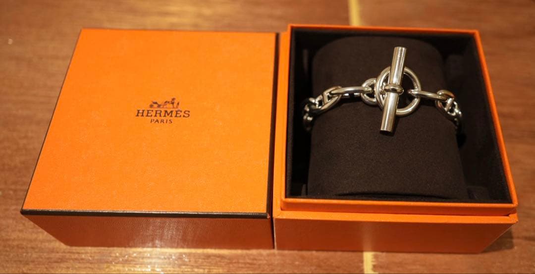 【新品】HERMES エルメス シェーヌダンクル GM13 ブレスレット