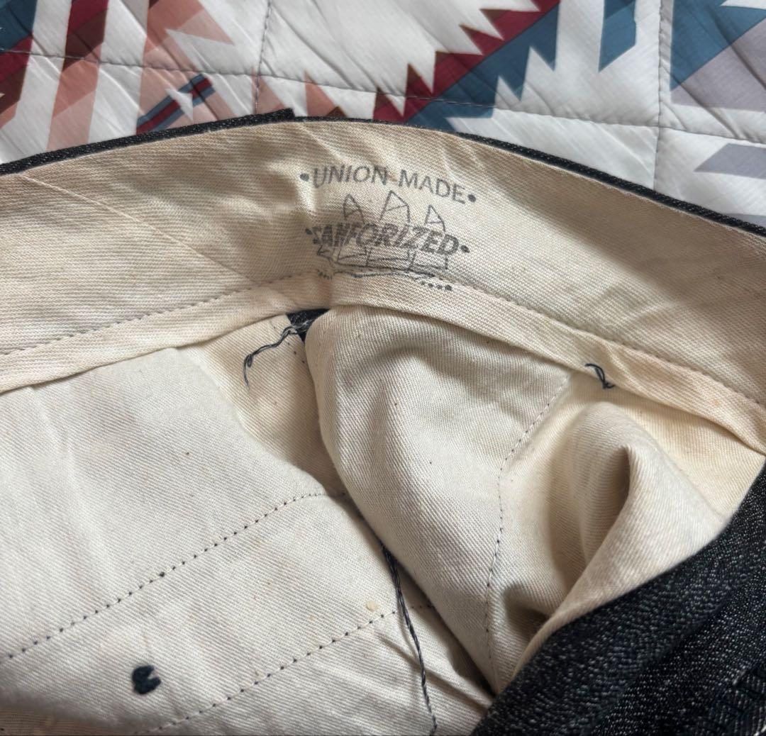 P*6様 40s 50s ブラックシャンブレー　パンツ USA製 ビンテージ ワ