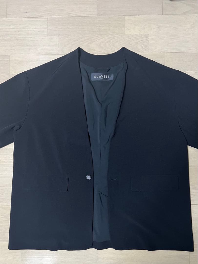 SUAVELE セットアップ　メンズ　ブラック