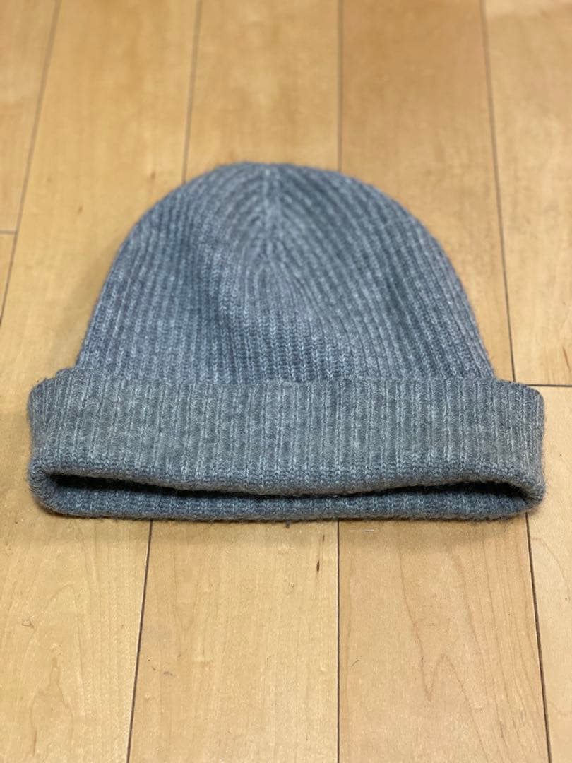 Johnstons スコットランド　ユニセックス　ニット帽 カシミア100%