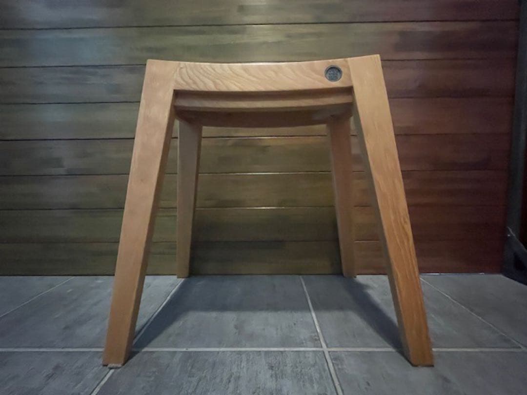 超美品■sarasa design b2c スタッキングスツール/オーク無垢材