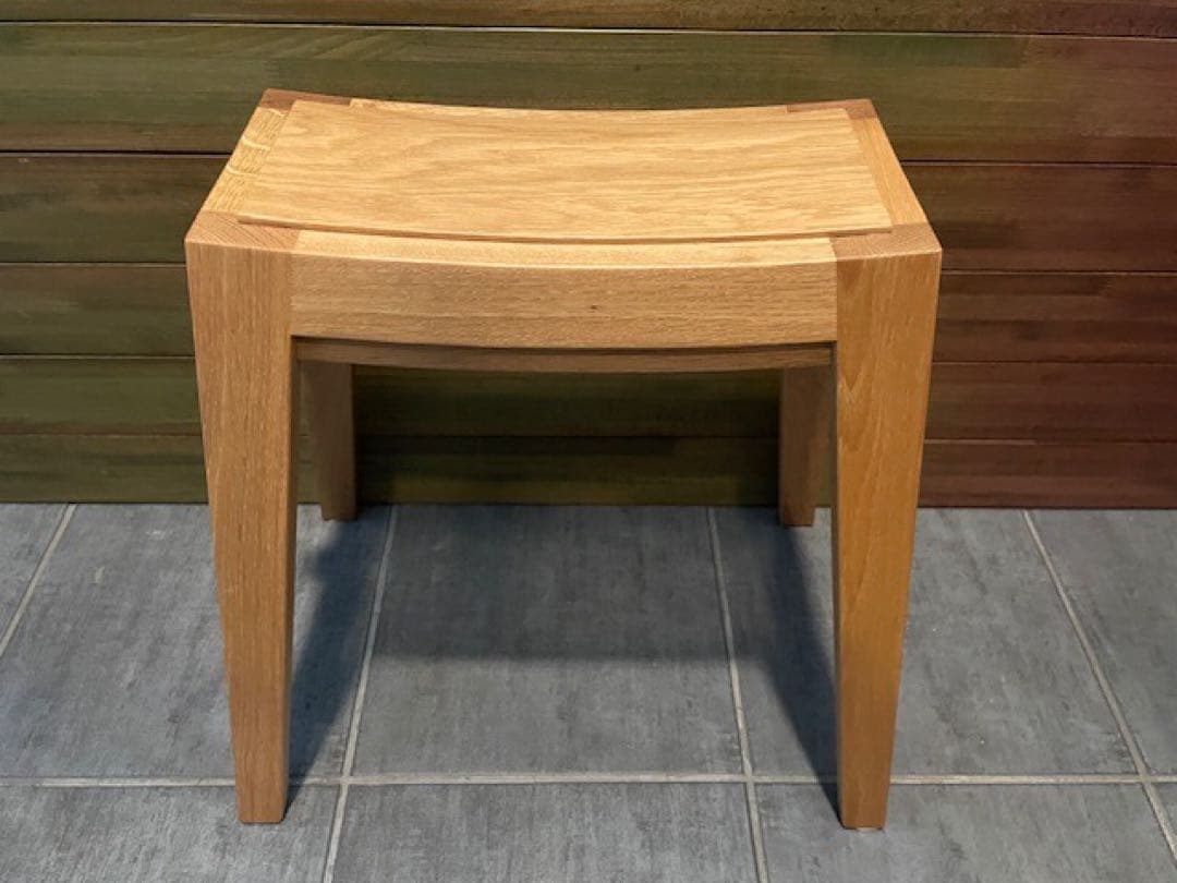 超美品■sarasa design b2c スタッキングスツール/オーク無垢材