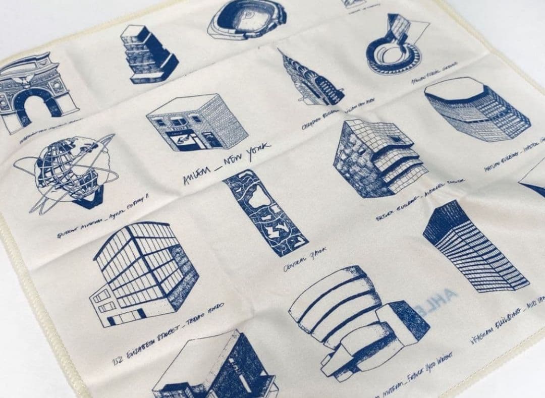 AHLEM Art Déco サングラス イエローマーブル