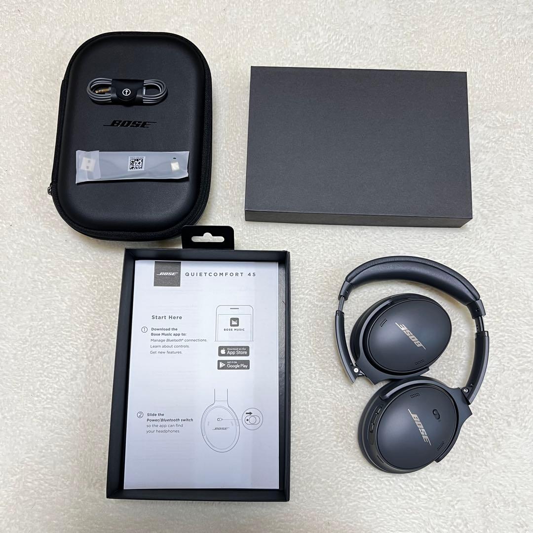 Bose QuietComfort 45 ワイヤレスヘッドホン　ほぼ未使用