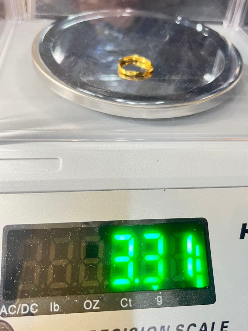 K24 純金 メビウスリング 3.31g指輪 リング 刻印あり ハンドメイド