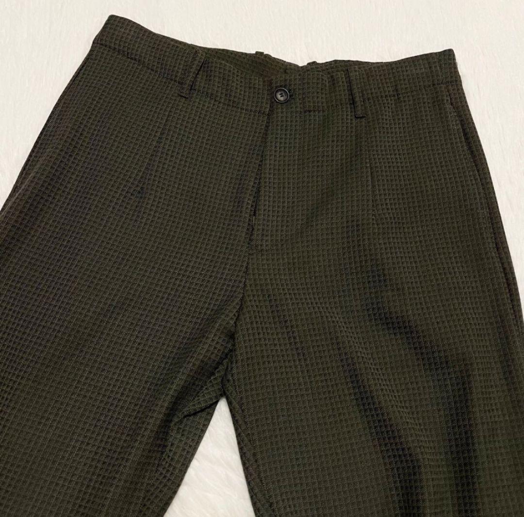 【美品】 EMPORIO ARMANI スラックス ストレッチ ブラウン