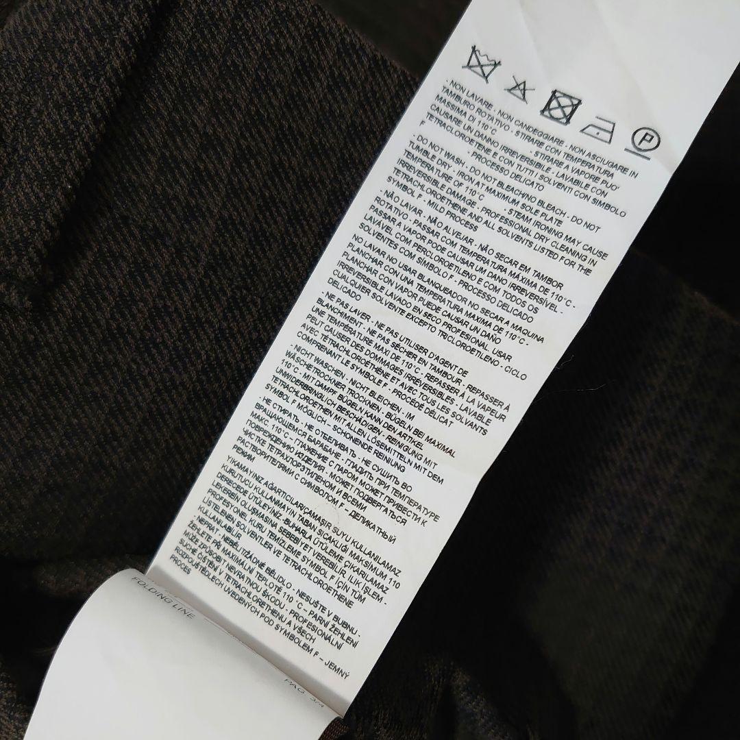 【美品】 EMPORIO ARMANI スラックス ストレッチ ブラウン