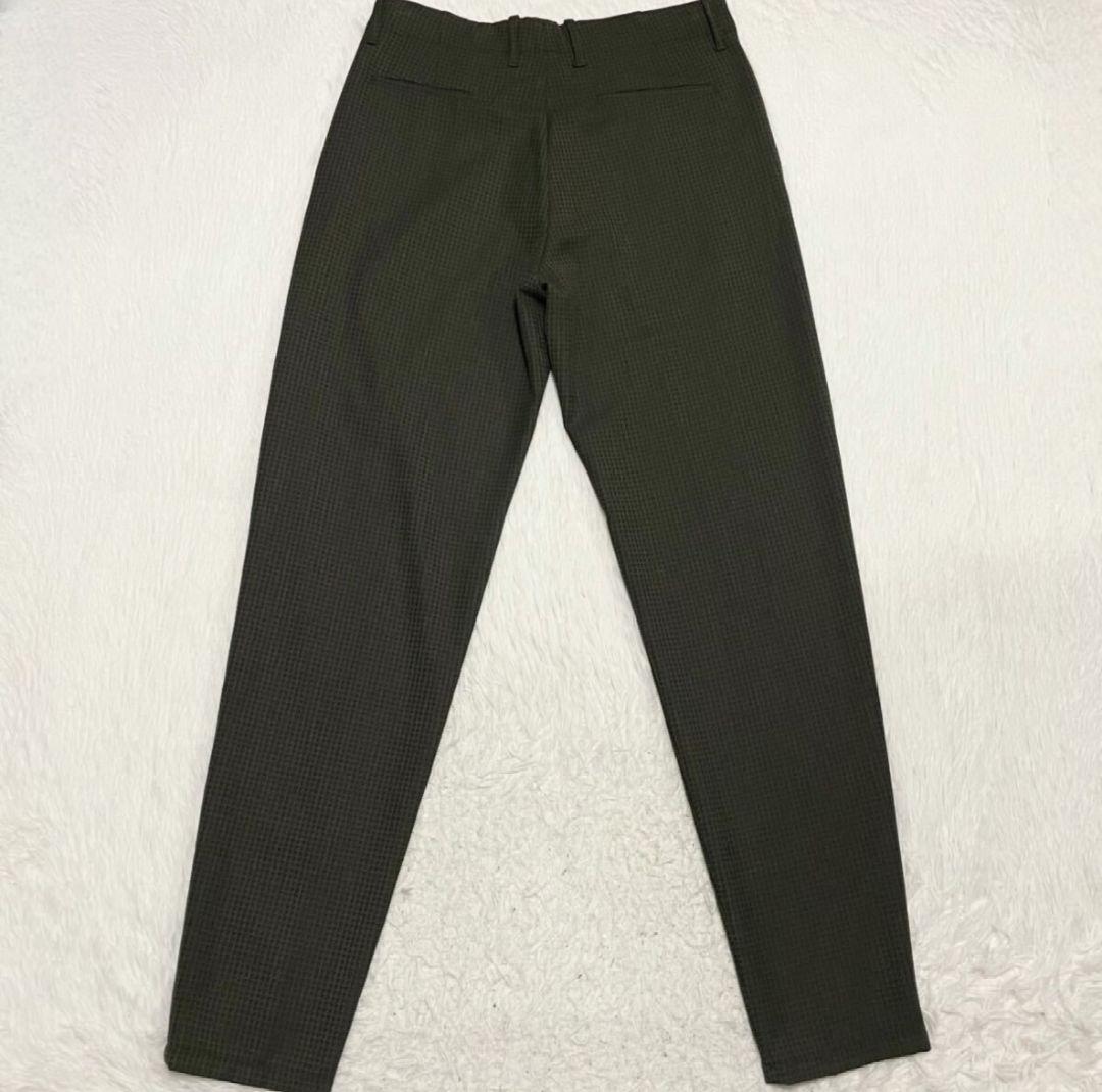 【美品】 EMPORIO ARMANI スラックス ストレッチ ブラウン