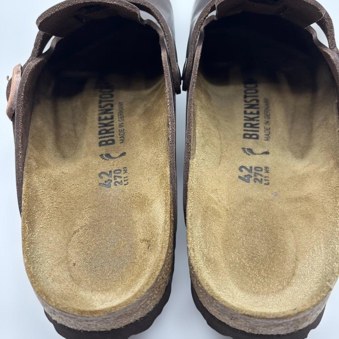 ビルケンシュトック BIRKENSTOCK ボストン サンダルブラウン　27cm