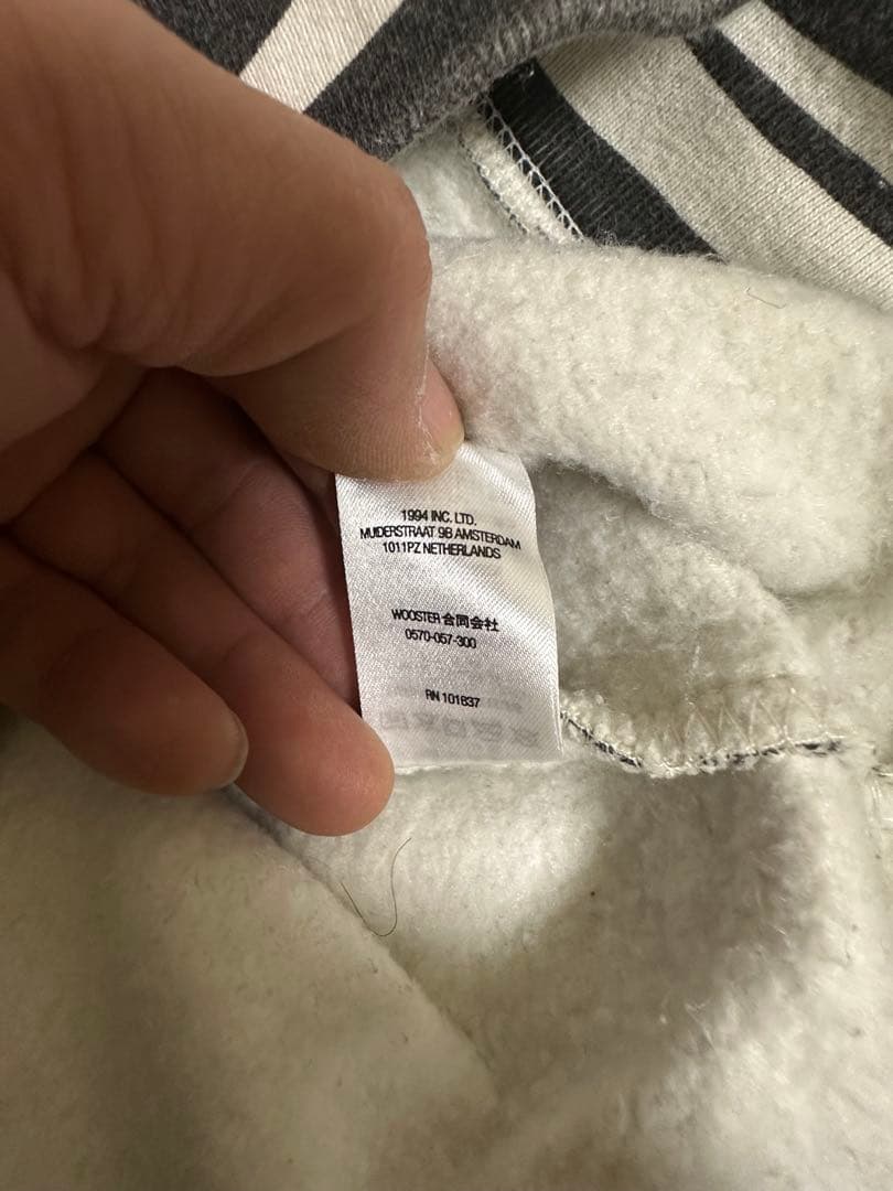 し*ま様 Supreme ゼブラ柄　クルーネック トレーナー　サイズL