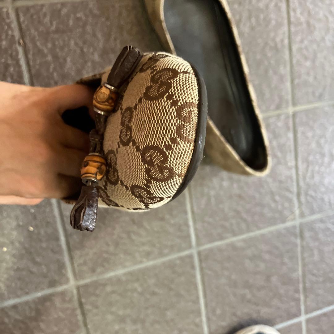 まゆゆさま専用GUCCI ベージュ フラットシューズ