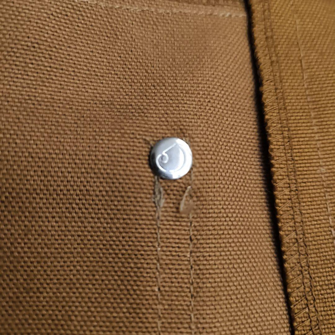 【限定品✨レザー襟】CARHARTT DUCK FILM COVERALL