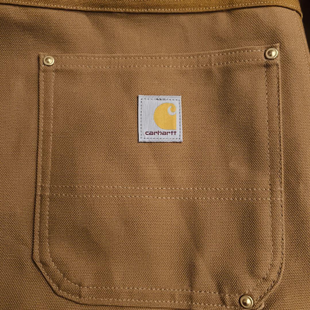 【限定品✨レザー襟】CARHARTT DUCK FILM COVERALL