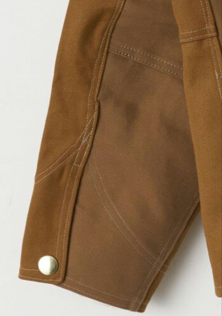 【限定品✨レザー襟】CARHARTT DUCK FILM COVERALL