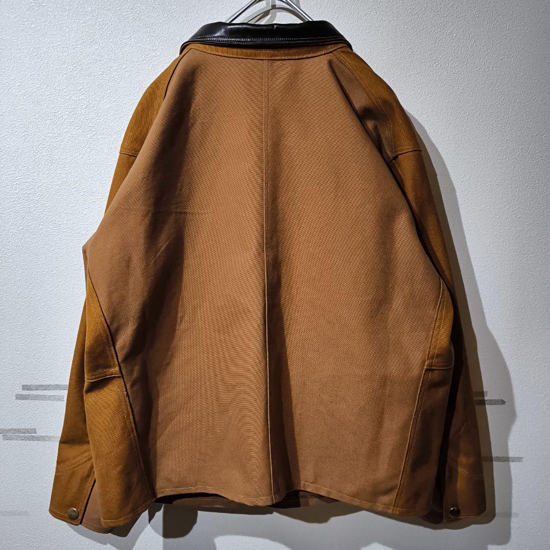 【限定品✨レザー襟】CARHARTT DUCK FILM COVERALL