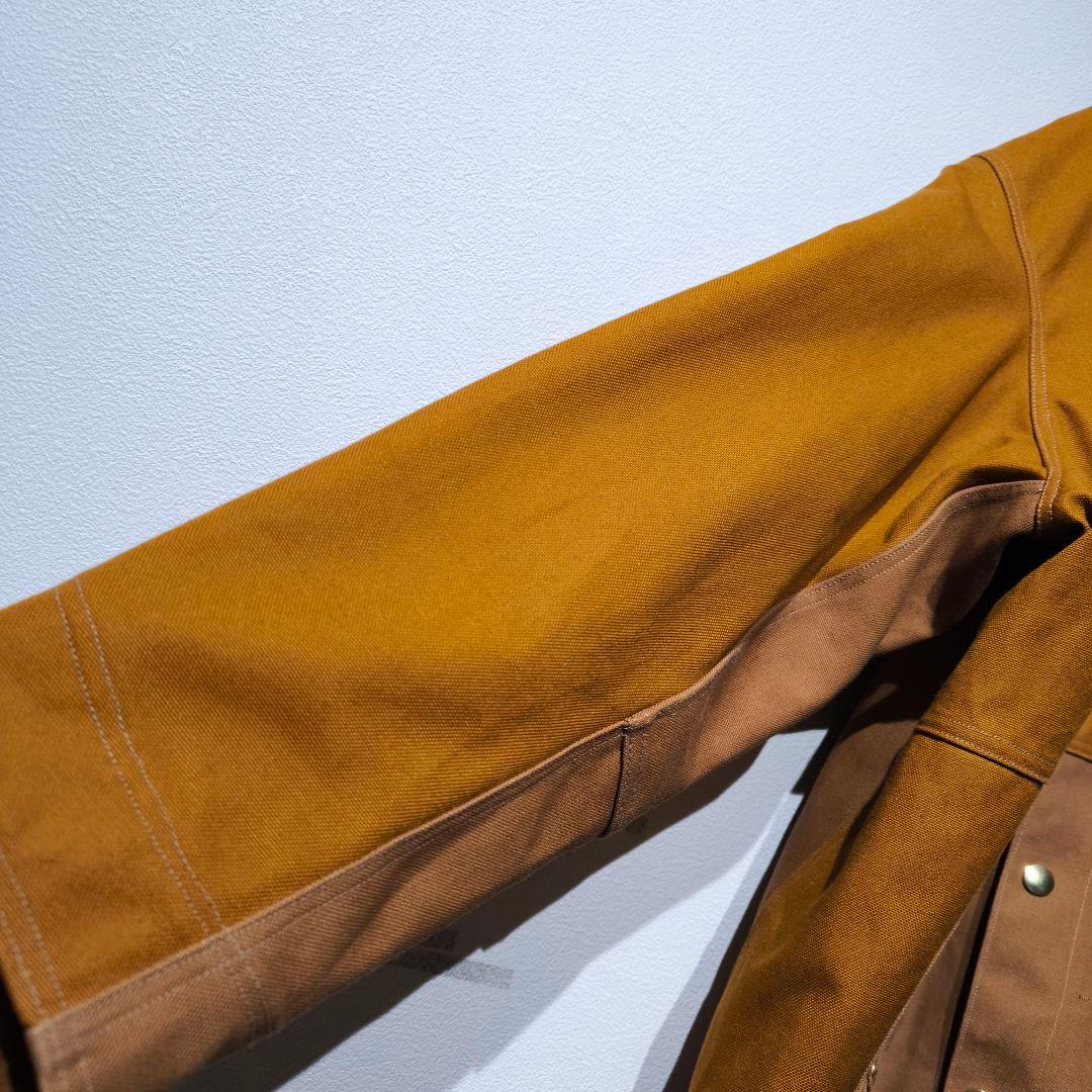 【限定品✨レザー襟】CARHARTT DUCK FILM COVERALL