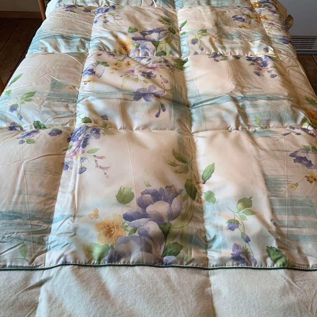 ホワイトグースダウン95％ 羽毛肌掛け布団(ダウンケット)シングル