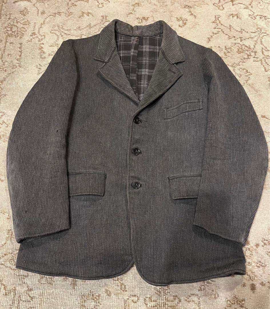 40年代 フランス製 コットンピケ テイラードジャケット
