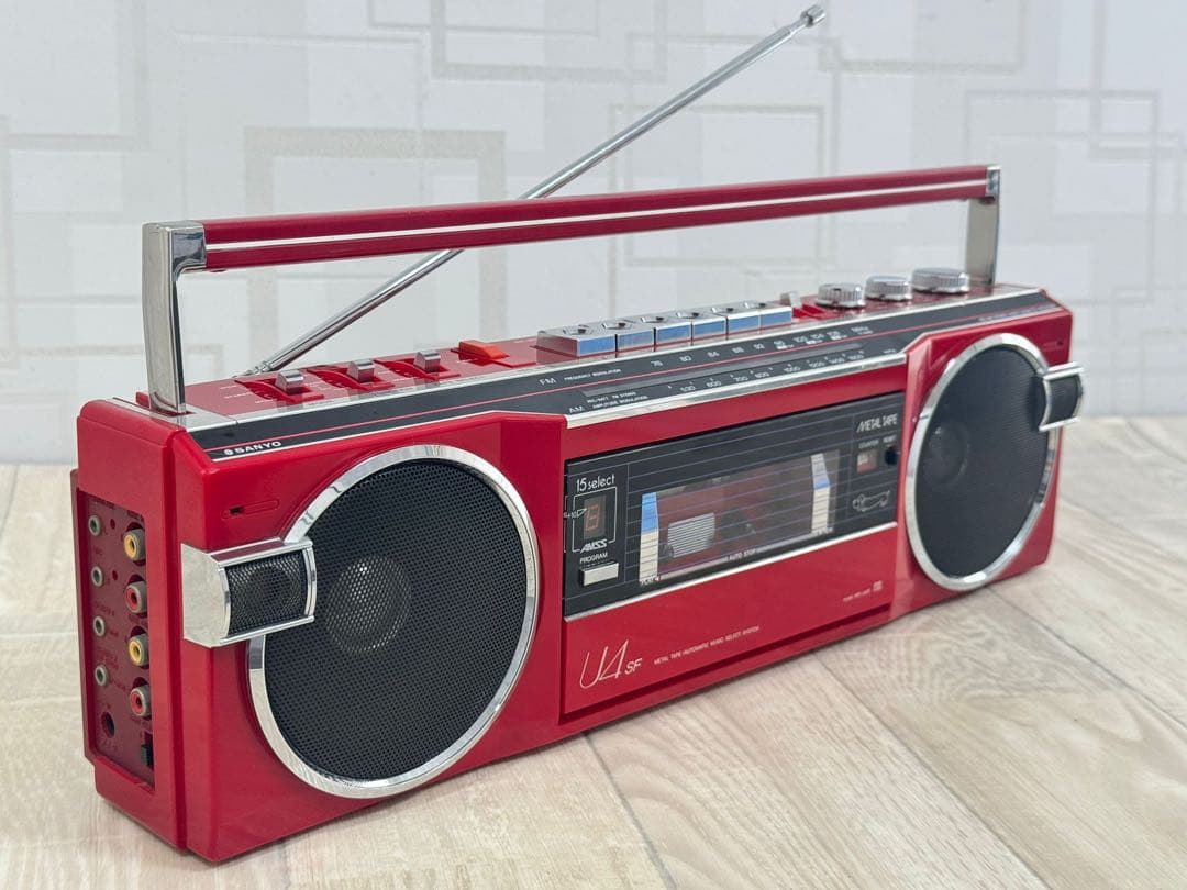 ヴィンテージ美品｜SANYO ラジカセMR-U4SF 昭和レトロ　ラジオ　動作品