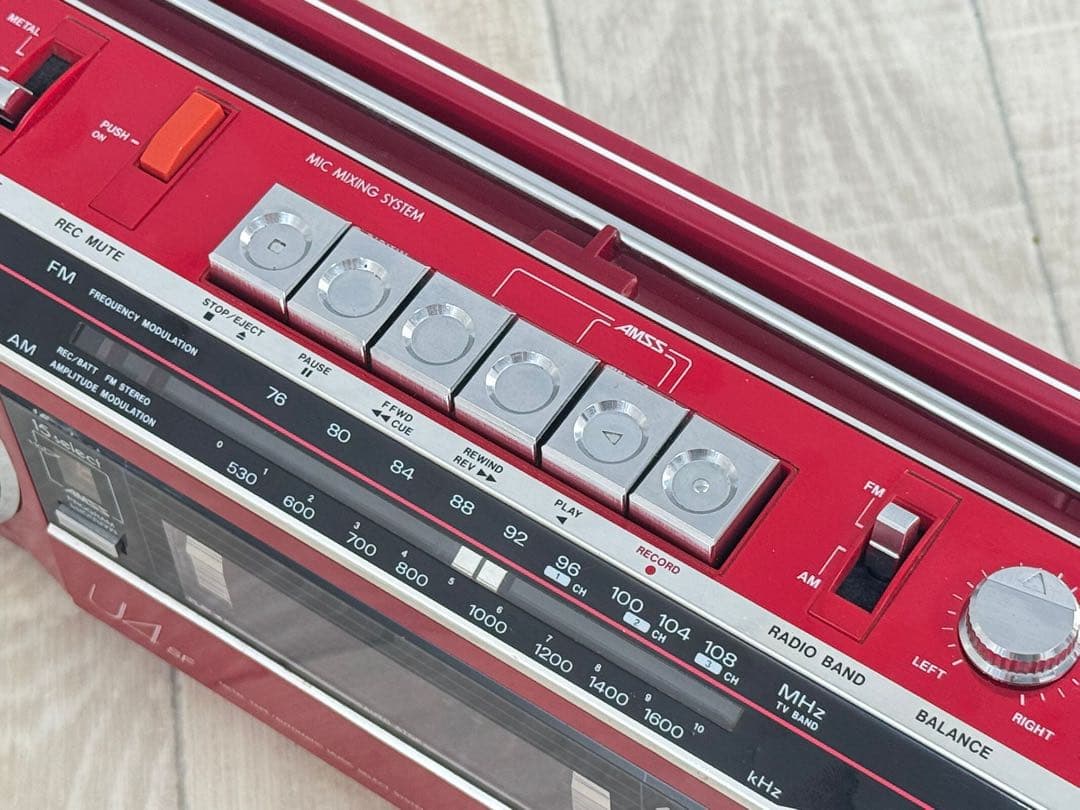 ヴィンテージ美品｜SANYO ラジカセMR-U4SF 昭和レトロ　ラジオ　動作品