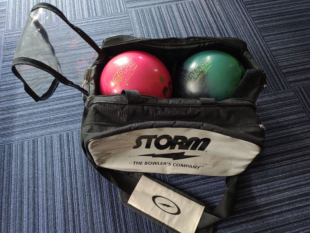 STORM ボウリングバッグ　+ 　ボウリングボール　マーヴェル2個セット