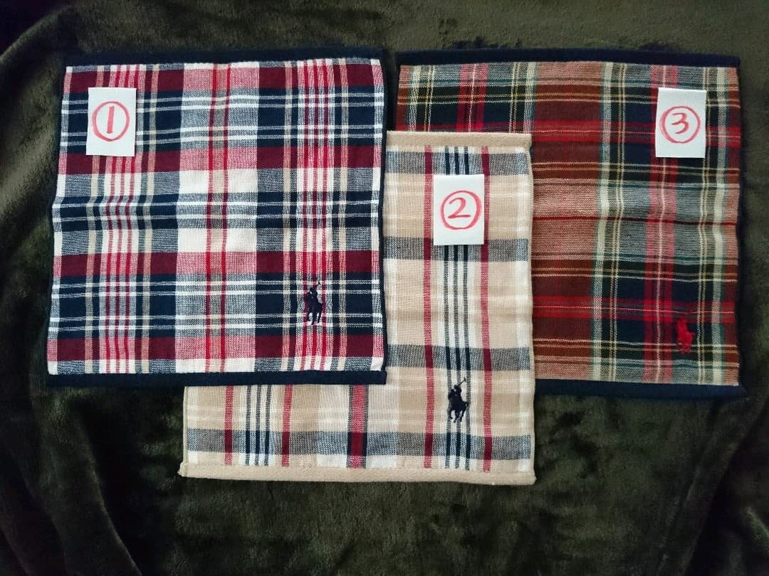 【新品】RALPH LAURENタオルハンカチ
