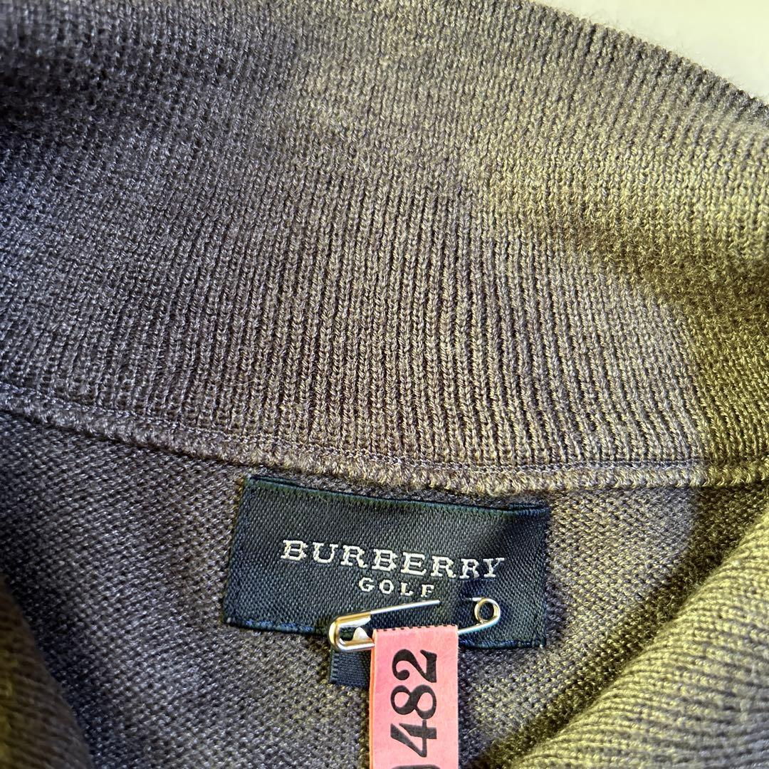 バーバリーゴルフ ハーフジップ ロングセーター　　M〜L