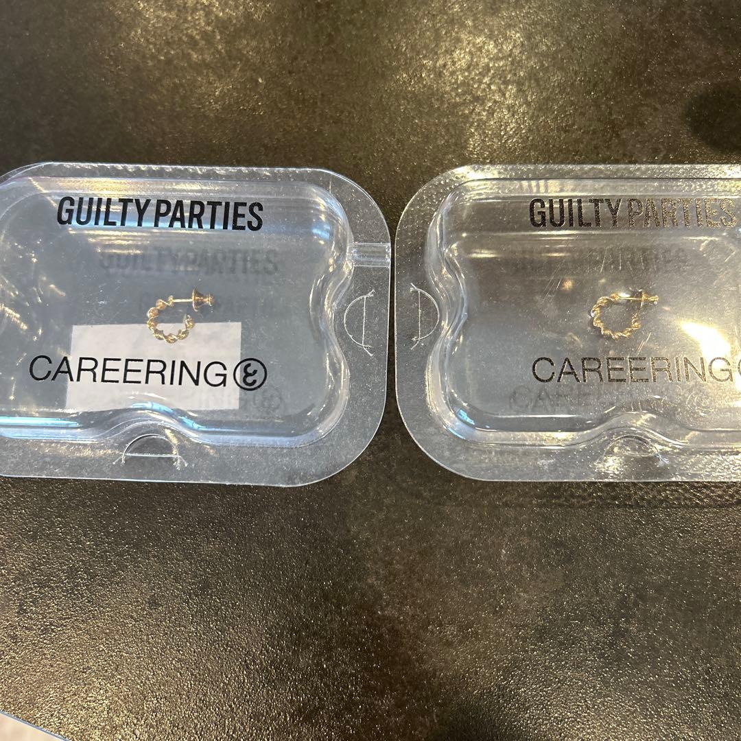 GUILTY PARTIES CAREERING 45 18金 フープピアス