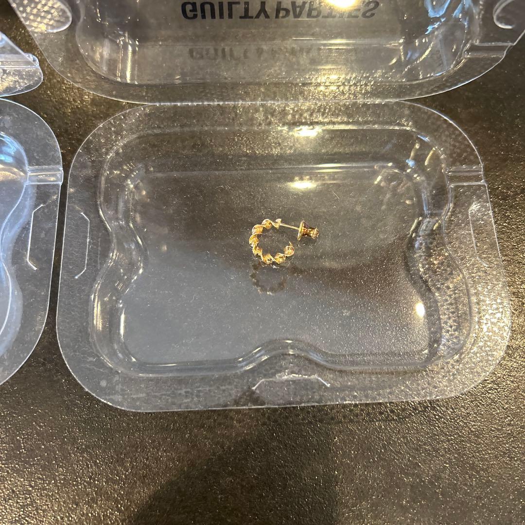 GUILTY PARTIES CAREERING 45 18金 フープピアス