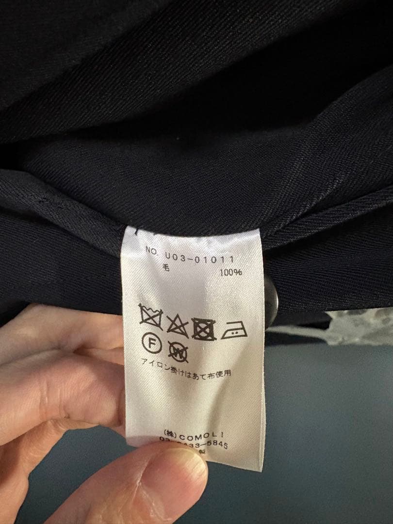 comoli 21AW ウールギャバオールインワン 3