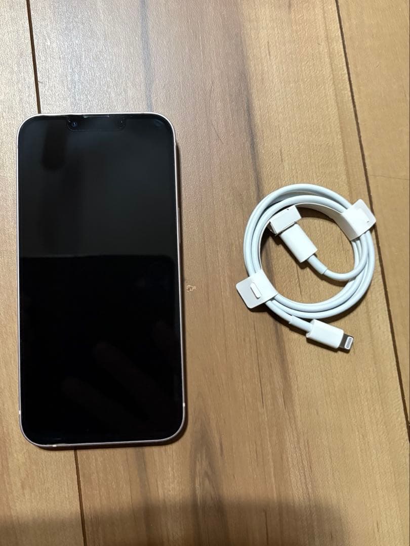（値下げ）Apple iPhone 13 ピンク 充電ケーブル付き