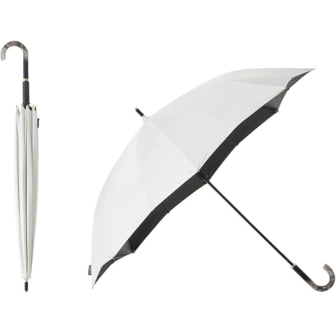 マーナ Shupatto アンブレラ 晴雨兼用傘 ホワイト