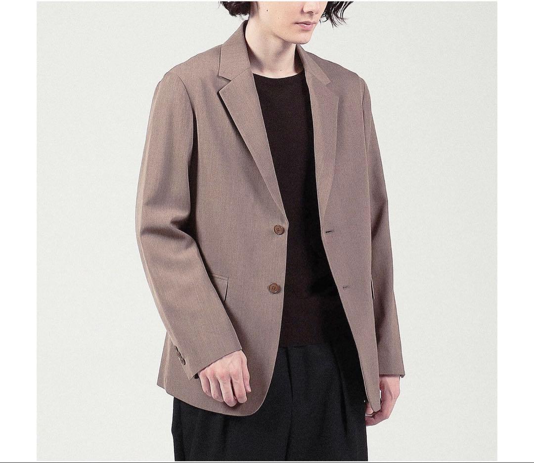 TOMORROWLANDウールレーヨンツイル シングルブレステッド2Bジャケット