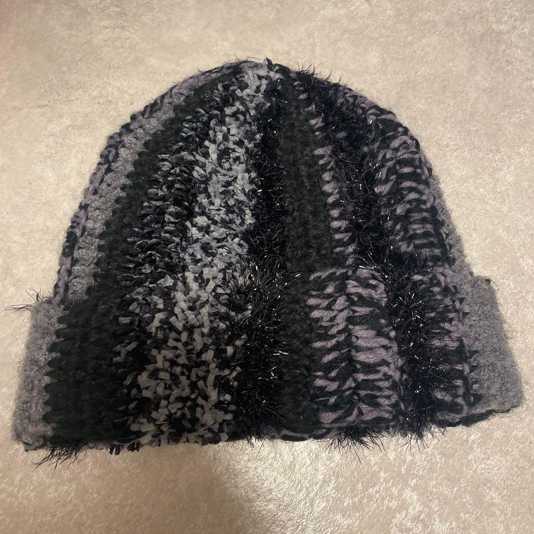 Supreme Tinsel Stripe Beanie ビーニー ニット帽