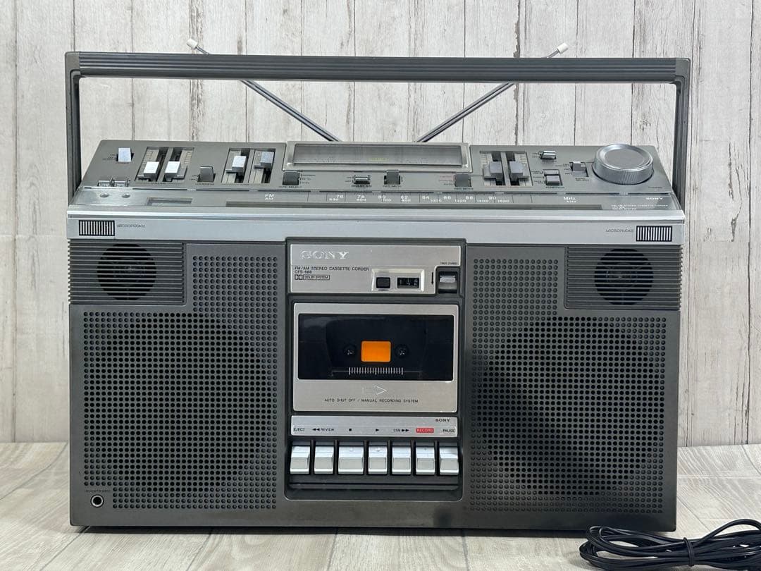 動作品|昭和レトロ名機 SONY ソニー ラジカセCFS-686 ラジオ