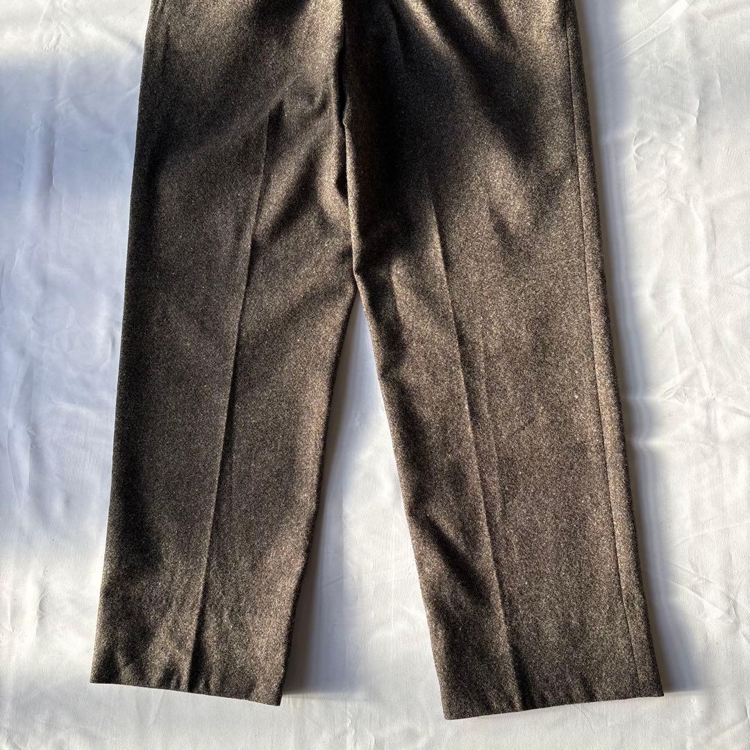 美品 BURBERRY LONDON バーバリー ウール ツィード パンツ