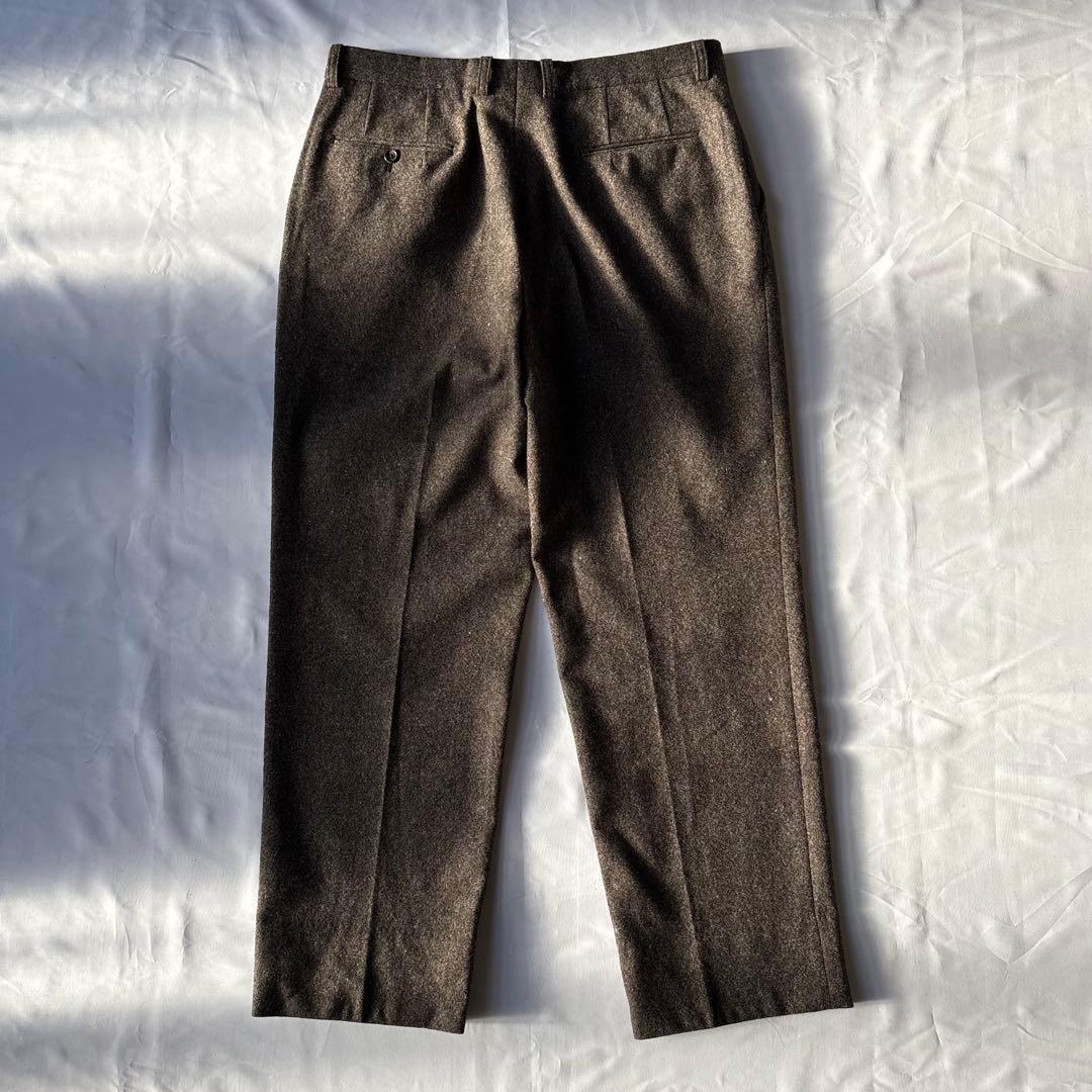 美品 BURBERRY LONDON バーバリー ウール ツィード パンツ