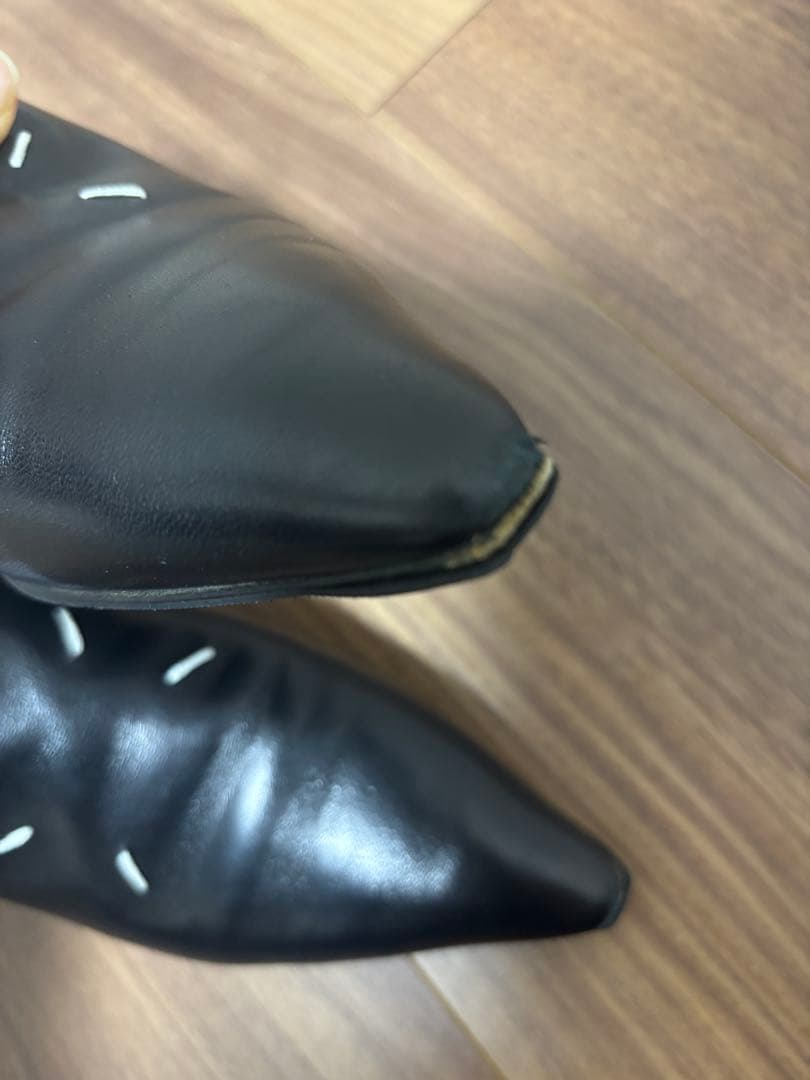 メゾンマルジェラ　黒　ローファー　38