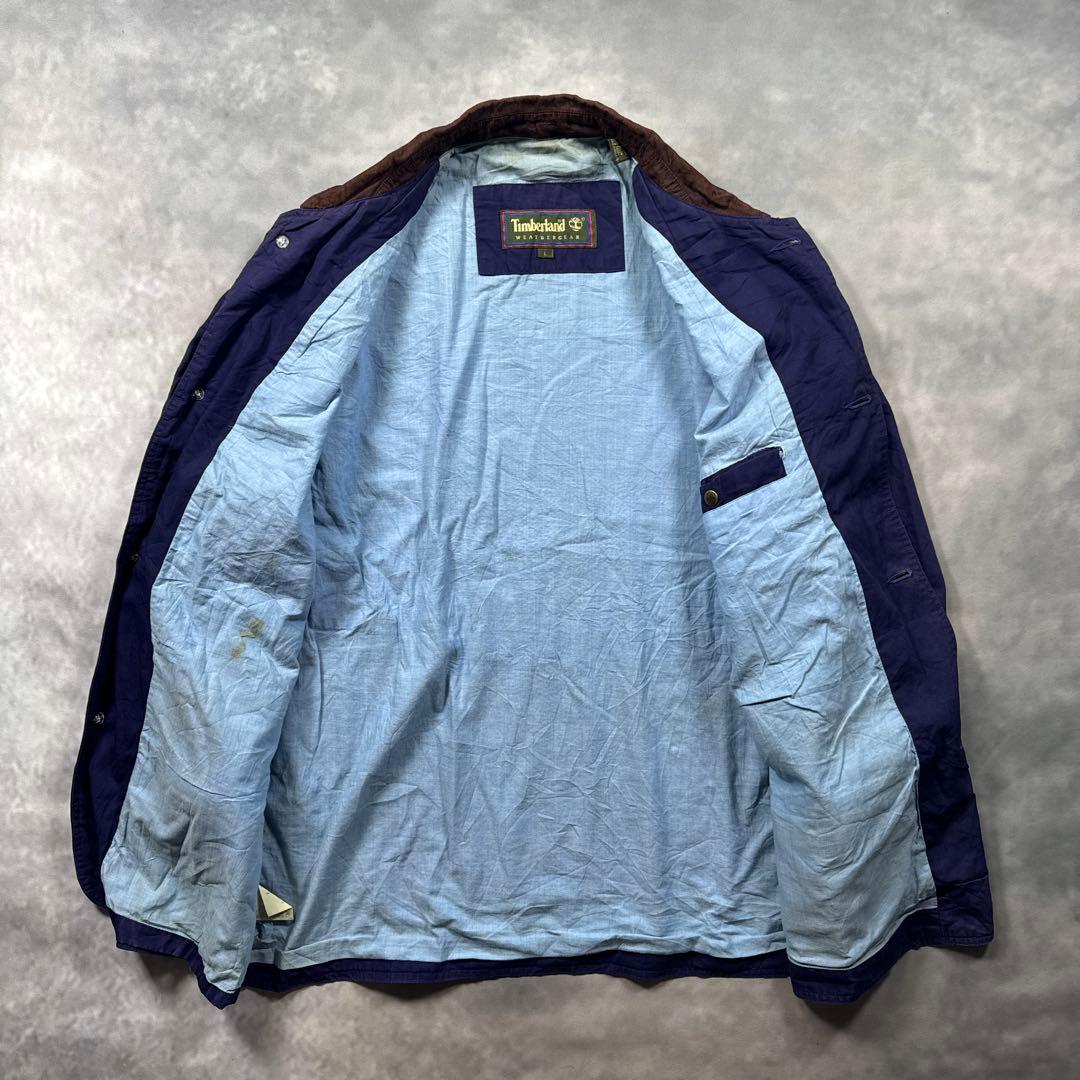 ティンバーランド 古着 90sフィールドジャケット　コーデュロイカラー　S17