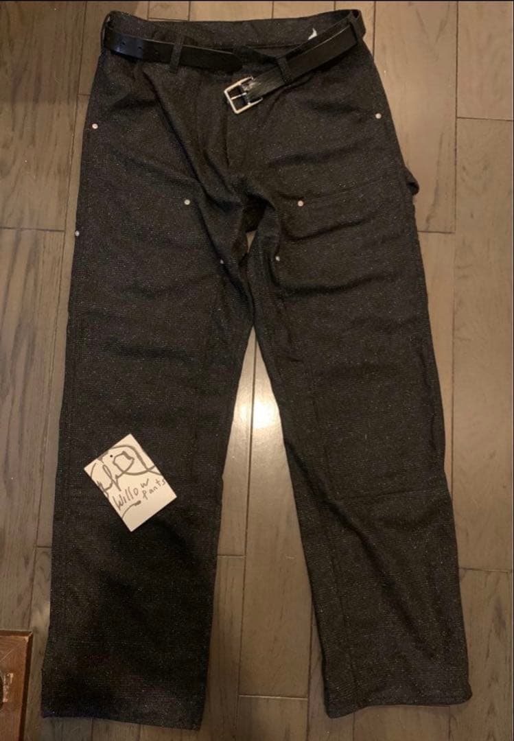 willow pants wool double knee ウール　ダブルニー