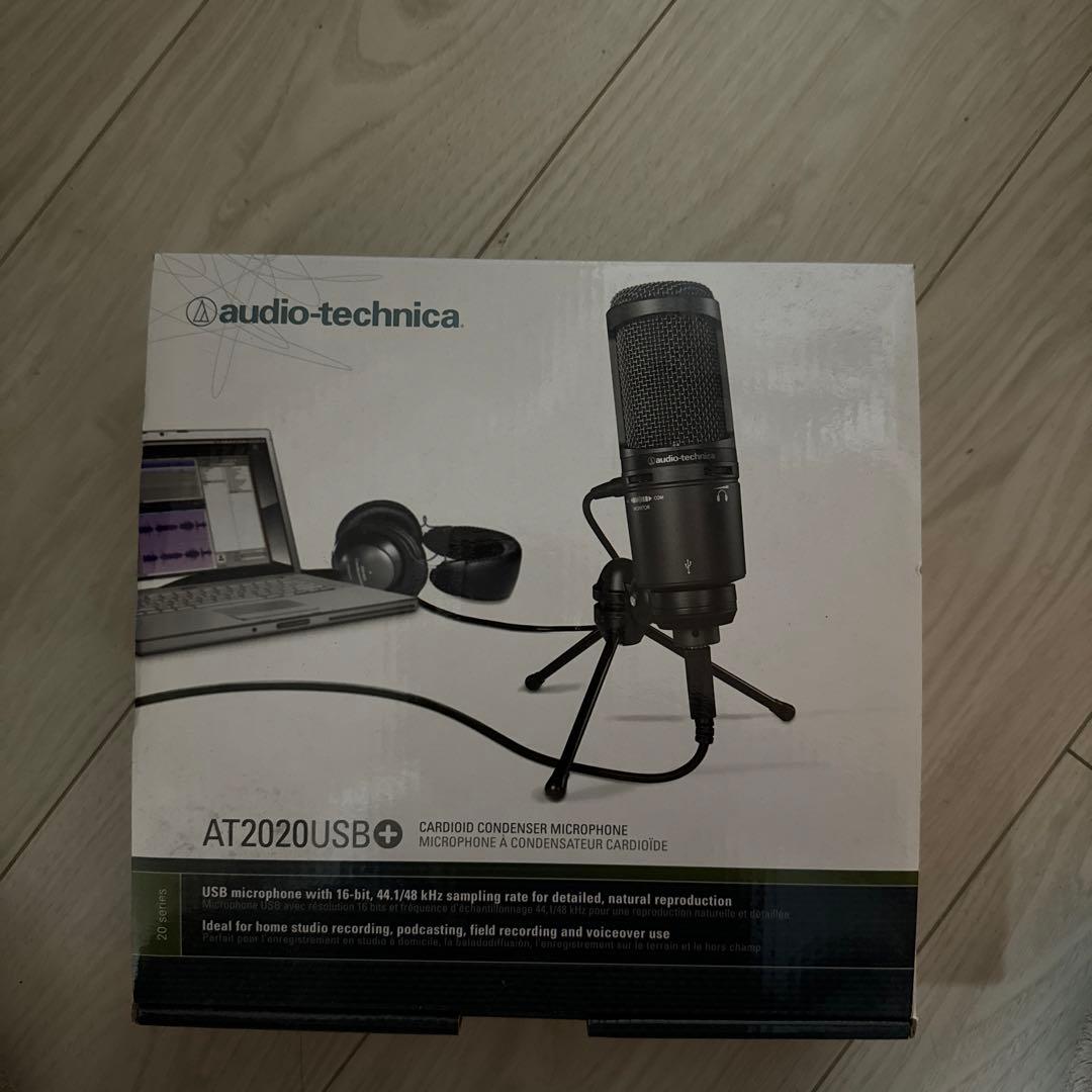 audio-technica AT2020USB+USBマイクロホン